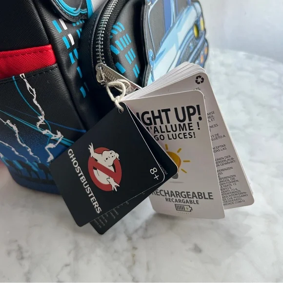 Loungefly Stay Puft Ghostbusters Light Up Backpack NWT